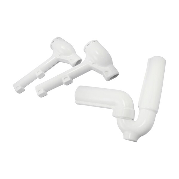 Keeney Satin White Safety Guard Kit Polyurethane 6 in. H X 7 in. L